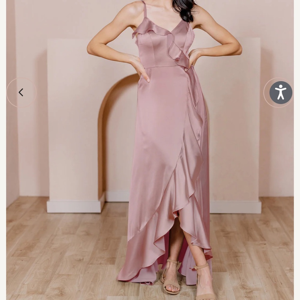 Revelry Paloma Dress - Rose Quartz